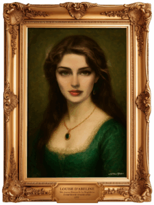 Louise-d'Abeline-Autoportrait-1777-Les Chemins d'Abeline-Annabel Séguret-Gaelis Editions